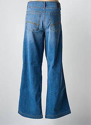 Jeans coupe large stretch taille normale bleu HAPPY femme