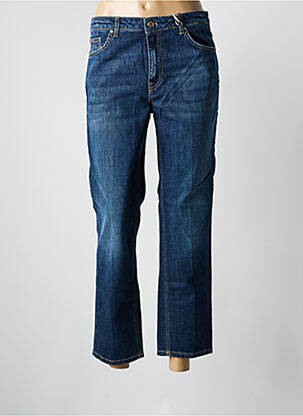 Jeans coupe droite stretch taille normale bleu KOCCA femme