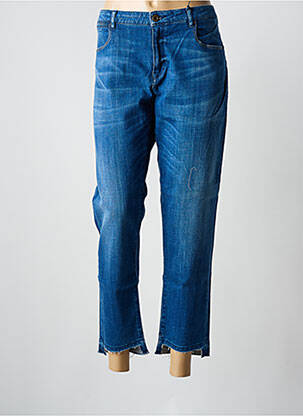 Jeans coupe droite stretch taille normale bleu SCOTCH & SODA femme