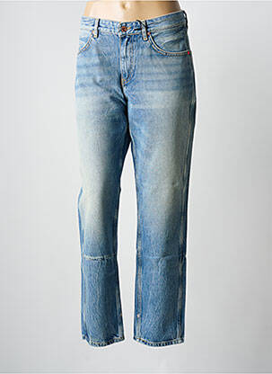 Jeans coupe droite stretch taille normale bleu SCOTCH & SODA femme