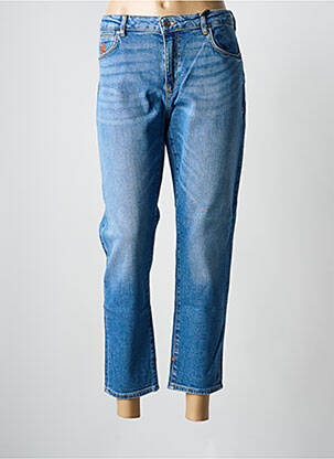 Jeans coupe droite stretch taille normale bleu SCOTCH & SODA femme