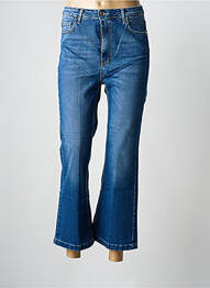 Jeans coupe droite stretch taille normale bleu KOCCA femme