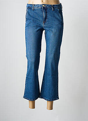Jean coupe flare stretch taille normale bleu HAPPY femme