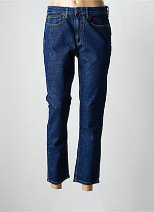 Jeans coupe slim stretch taille normale bleu IDANO femme
