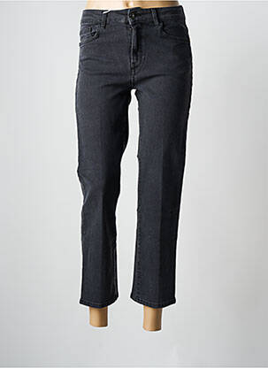 Jeans coupe droite stretch taille normale noir KOCCA femme