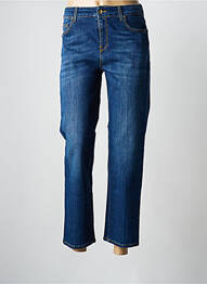 Jeans coupe droite stretch taille normale bleu KOCCA femme