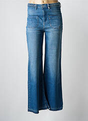 Jeans coupe large bleu HAPPY pour femme seconde vue