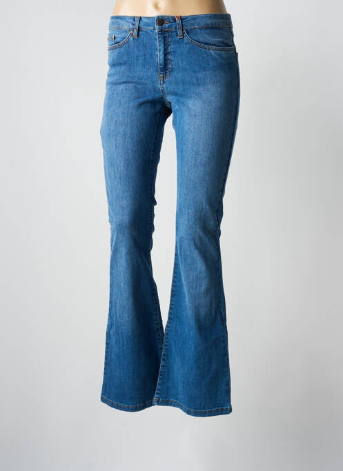 Jeans coupe droite stretch taille normale bleu CLOUD9 femme
