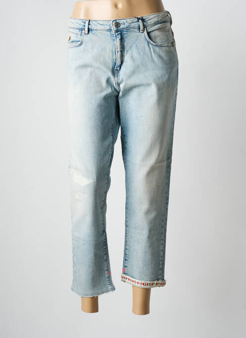 Jeans coupe droite stretch taille normale bleu SCOTCH & SODA femme