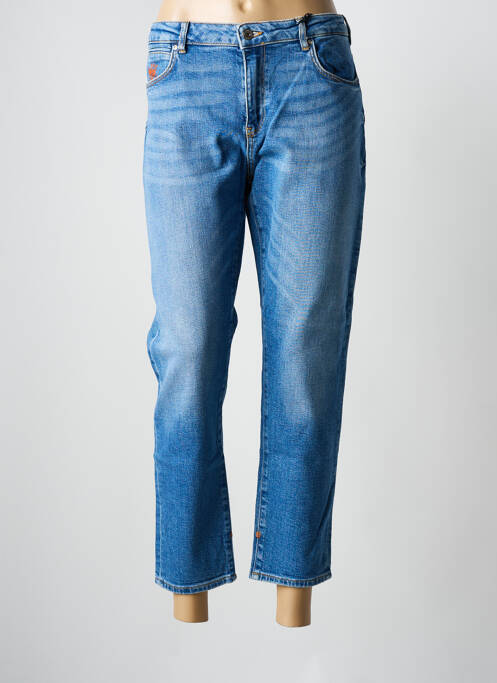 Jeans coupe droite stretch taille normale bleu SCOTCH & SODA femme
