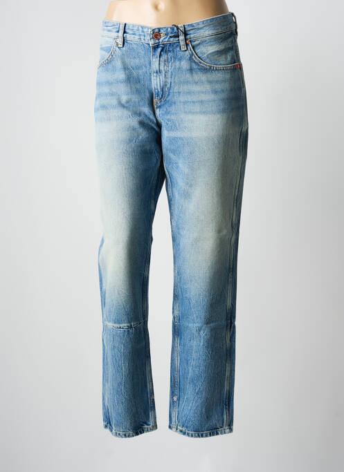 Jeans coupe droite bleu SCOTCH & SODA pour femme