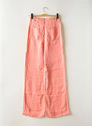 Pantalon droit tissage popeline taille normale orange ATELIER BÔ..M femme
