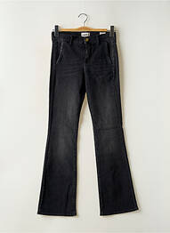 Jean coupe flare stretch taille normale noir HAPPY femme