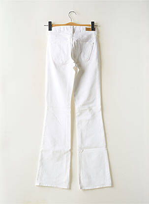 Jeans coupe droite stretch taille normale blanc HAPPY femme