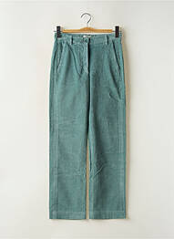 Pantalon droit fermeture zippée sous rabat boutonné taille normale vert HARTFORD femme