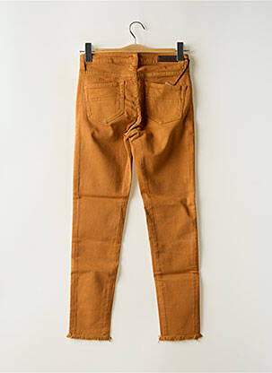 Jeans coupe slim stretch taille normale orange DENIM STUDIO femme