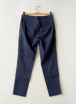 Pantalon chino tissage popeline taille normale bleu JANE BLUE femme