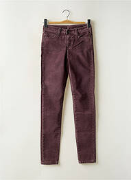 Pantalon slim stretch taille normale violet DENIM STUDIO femme