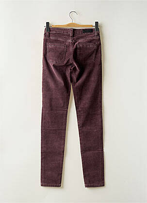 Pantalon slim stretch taille normale violet DENIM STUDIO femme