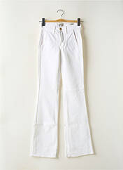 Jeans coupe droite blanc HAPPY pour femme seconde vue