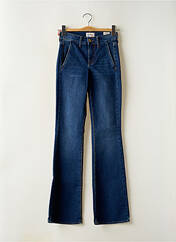 Jeans coupe droite bleu HAPPY pour femme seconde vue