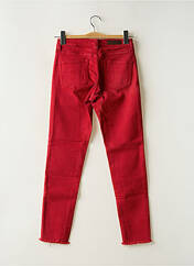 Jeans coupe slim rouge DENIM STUDIO pour femme seconde vue