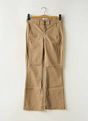 Pantalon chino beige HAPPY pour femme seconde vue