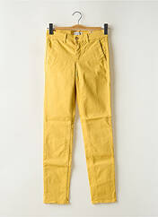 Pantalon chino jaune fonce HAPPY pour femme seconde vue