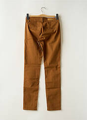 Pantalon chino marron HAPPY pour femme seconde vue