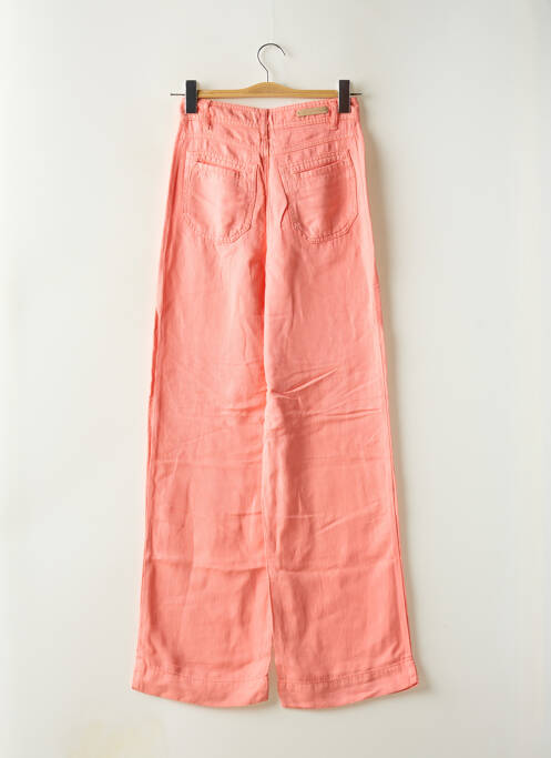 Pantalon droit tissage popeline taille normale orange ATELIER BÔ..M femme