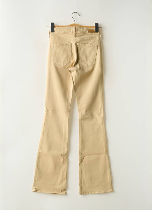 Jeans coupe droite stretch taille normale beige HAPPY femme