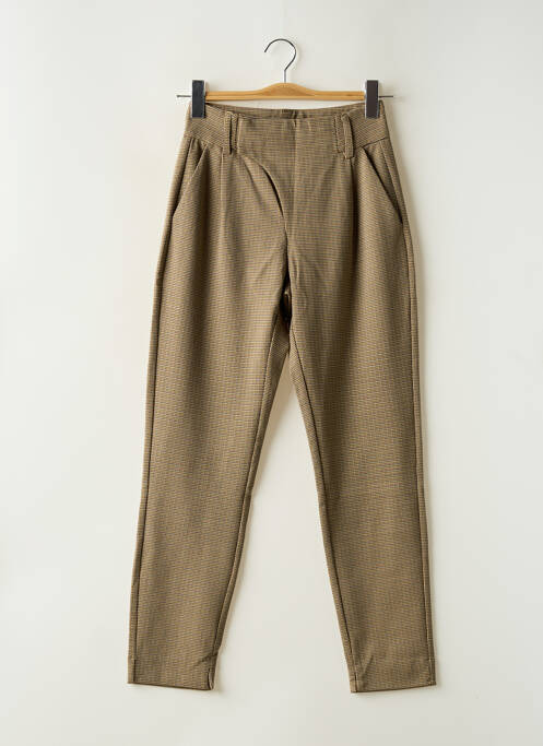 Pantalon slim stretch taille normale marron CREAM femme