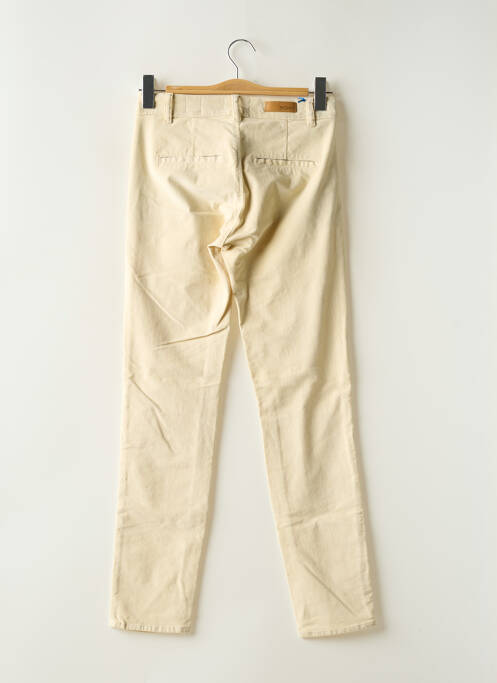 Pantalon droit stretch taille normale beige HAPPY femme