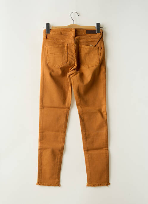 Jeans coupe slim stretch taille normale orange DENIM STUDIO femme