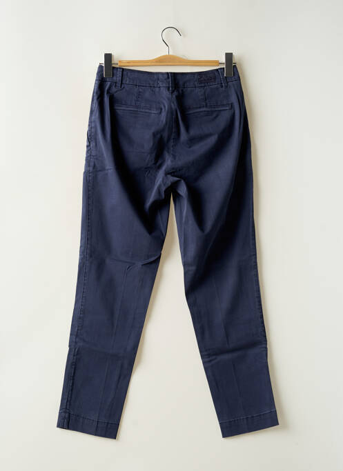 Pantalon chino tissage popeline taille normale bleu JANE BLUE femme