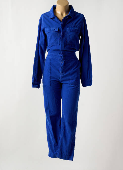 Combi-pantalon bleu HAPPY pour femme