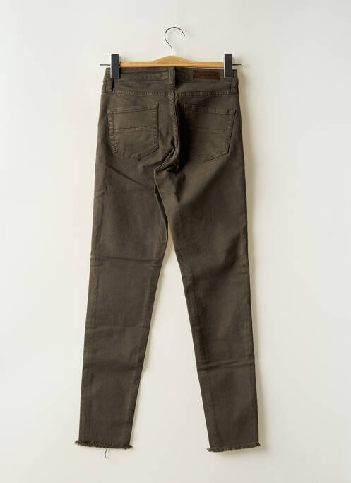 Jeans coupe slim vert DENIM STUDIO femme