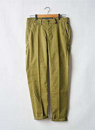 Pantalon chino stretch taille normale vert FREEMAN T.PORTER homme