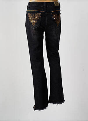 Jean coupe flare stretch taille normale noir NEKANE femme