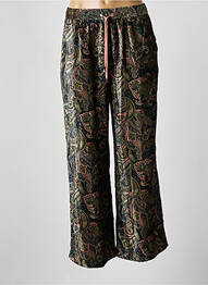 Pantalon droit taille élastique taille normale vert NEKANE femme