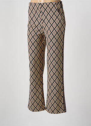 Pantalon droit stretch taille normale noir NEKANE femme