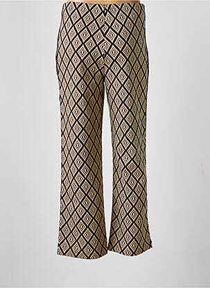 Pantalon droit stretch taille normale noir NEKANE femme