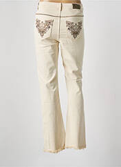 Jean coupe flare beige NEKANE pour femme seconde vue