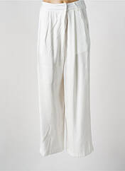 Pantalon large blanc NEKANE pour femme seconde vue