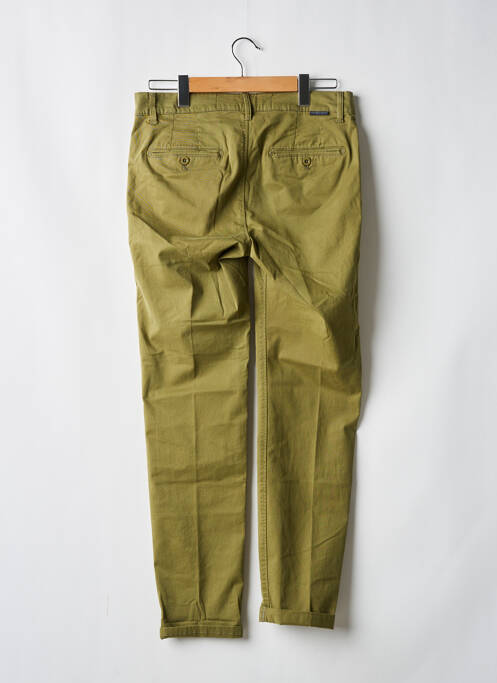 Pantalon chino stretch taille normale vert FREEMAN T.PORTER homme