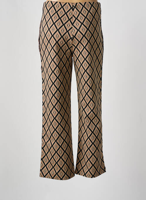 Pantalon droit stretch taille normale noir NEKANE femme