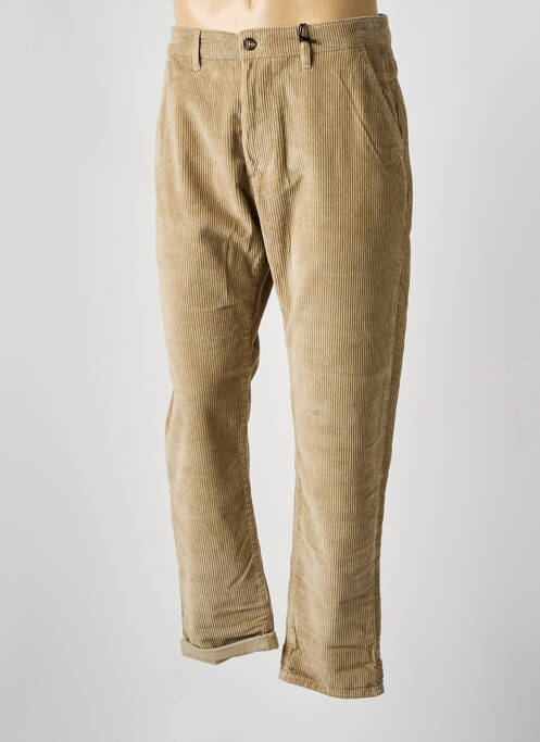 Pantalon droit tissage velours taille normale beige FREEMAN T.PORTER homme