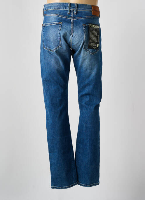 Jeans coupe droite bleu FREEMAN T.PORTER homme