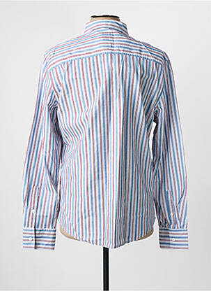 Chemise manches longues coupe droite bleu FREEMAN T.PORTER homme