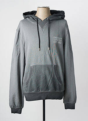 Sweat-shirt manches longues manches longues gris FREEMAN T.PORTER homme
